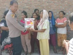 Polres Serga Kembali Memberikan Bansos Kepada Warga Kurang Mampu