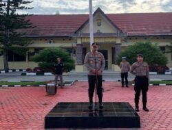 Pimpin Apel Pagi, AKBP Taufiq Ingatkan Personil Hindari Narkoba dan Tetap Jaga Nama Baik Institusi Polri
