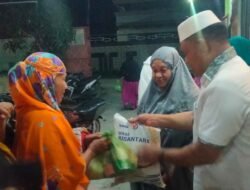 Merayakan Hari Ulang Tahun ,Ibu Cintya Andry Setiawan Salurkan Sembako