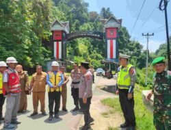 Kapolda Sumut Sambangi Polsek Muara Sipongi Perbatasan Provinsi Sumut-Sumbar