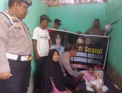 Safari Ramadhan, Polsek Tanjung Beringin Polres Sergai Salurkan Bansos