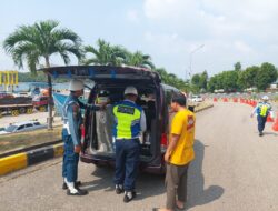 Satpomau Lanud Hang Nadim Lakukan Opsgaktib Kendaraan Menuju Kapal Roro