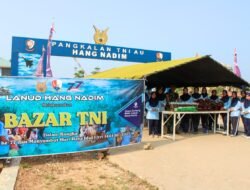 Gelar Bazar TNI Lanud Hang Nadim
