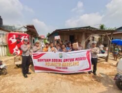 Berkah Ramadan, Satlantas Polresta Barelang Bagikan Sembako kepada Masyarakat di Ruli Kampung Nanas Kota Batam