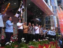 Yasonna Lepas Keberangkatan 31 Bus Mudik Bareng Kemenkumham