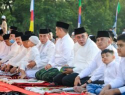 Ribuan Masyarakat Kota Medan Shalat Ied di Taman Cadika