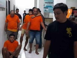 Sat Reskrim Polrestabes Medan Tembak 4 pelaku Begal Bersajam Yang Sudah 25 Kali Beraksi