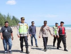 Pastikan Liburan Nyaman, Kapolres Madina Cek Tempat Wisata di Pantai Barat