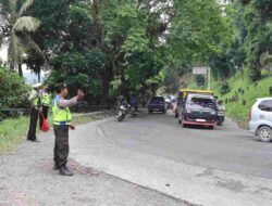 Urai Kemacetan, Polrestabes Atur Lalin di Jalur Wisata Medan Berastagi