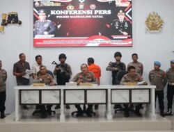 Kapolres Madina Pimpin Press Release Pengungkapan Kasus Penyiraman Air Cuka