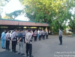 Apel Pengamanan titik kumpul dalam memperingati hari Buruh/May day