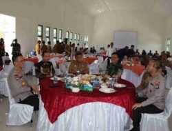 Kapolresta Deli Serdang Beserta PJU Hadiri Halal Bi Halal di Makodim 0204 Deli Serdang