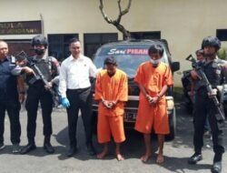 Dua Pencuri pikap tetangga, di tangkap jajaran Polres Jembrana