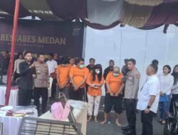 Bongkar penyelundupan Sabu Seberat 41 Kg, Polisi Ringkus Sejumlah Bandar Narkoba dan Pelaku Kejahatan Jalanan di Medan