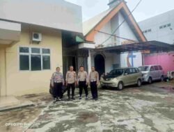 Peringatan Kenaikan Isa Al-Masih, Poksek SU I Palembang Melakukan Pengamanan di Gereja Methodist Indonesia Baitani