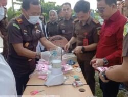 Kejari Kabupaten Ogan Ilir Musnahkan Barang Bukti yang Berhasil Disita