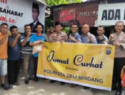 Apresiasi Masyarakat Terhadap Giat Jumat Curhat Polresta Deli Serdang