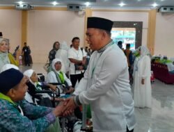 Calhaj Kloter 9 Labuhan Batu Dilepas Kemenag Sumut.