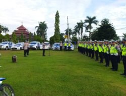 Beri Contoh Kepada Masyarakat, Waka Polres Ogan Ilir Cek Personil Sat Lantas Polres Ogan Ilir
