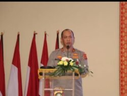 Kapolda Sumsel Membuka Kegiatan Rakernis Fungsi Tahti TA 2023
