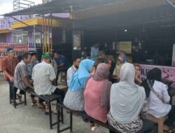 Jumat Curhat, Polsek SU 1 Ngopi Bareng Masyarakat dengan Tema Polisi Mari Sayangi Anak-anak