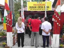 Kasat Binmas Polresta Deli Serdang Dampingi Wadir Binmas Polda Sumut Dalam Penilaian Lomba Sat kamling