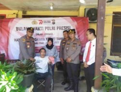 Dalam Rangka HUT Bhayangkara ke-77, Polresta Deli Serdang Bagikan Bansos Ke Panti Asuhan dan Anjangsana ke Rumah Personil Polri yang Stroke