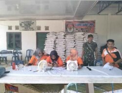 Ogan Ilir Sumsel Pembagian beras PKH yang ke dua kali desa sungai rasau 21 Juni 2023