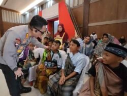 Polresta Deli Serdang Gelar Khitanan dan Vaksin Massal, sambut HUT Bhayangkara Ke-77