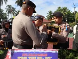 Polres Madina Apel Gelar Pasukan Operasi Patuh Toba 2023