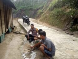 Brigadir Ridwan Harun Sambangi Warga Desa Siobon Julu