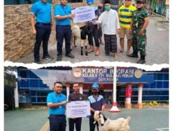 PT.Dayasa Aria Prima di Hari Raya Idul Adha 1444 H Berikan 15 Kambing