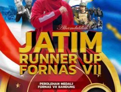 Jawa Timur Juara II Fornas VII Jabar, Gubernur Khofifah: Terima Kasih Kepada Semuanya Jatim Bisa Juara II
