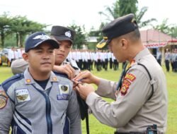 Kapolres OI Pimpin Apel Gelar Pasukan Patu Musi 2023