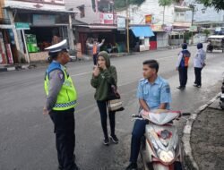 Polres Sibolga Melaksanakan Ops Patuh Toba 2023, Agar Masyarakat Tertib Berlalu Lintas