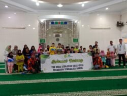 FKRM Se Prumnas Mandala Berkolaborasi Bersama Pegadaian Syariah AR Hakim Bagikan Sepatu Sekolah Kepada Anak Yatim