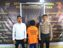 Ungkap Judi Togel, Satu Pelaku Berhasil di Tangkap Polres Taput