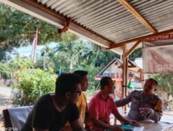 Brigadir Yusron, Ajak Masyarakat Aek Garinging Jaga Kamtibmas Jelang Pilkades
