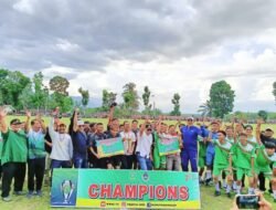 Kapolres Madina Hadiri Laga Final Kompetisi Sepak Bola Bupati Cup