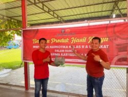 Pameran Bangga Produk Hasil Karya WBP, Lapas Narkotika Langkat Kanwil Kemenkumham Sumut