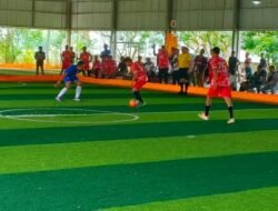 Sengit, Laga Final Futsal Kanwil Kemenkumham Sumut Dimenangkan Tim Futsal Rayon Medan 1