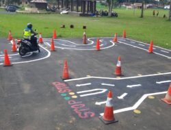 Satpas Polres Binjai Uji Coba Lapangan Praktek SIM Terbaru