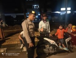 Patroli Cipkon Polsek Batu Ampar Sampaikan Himbauan Kamtibmas