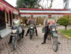 Peduli Korban Kebakaran, Polsek Tiga Juhar Polresta Deli Serdang Berikan Bantuan Sembako