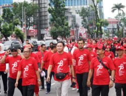 Sambut HDKD, Kanwil Kemenkumham Sumatera Utara Selenggarakan Jalan Sehat