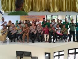 Jaga Kamtibmas Kondusif, Polsek SU 2 Melaksanakan Rapat Sosialisasi