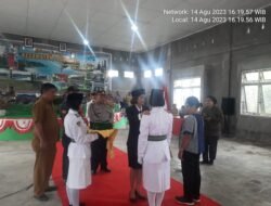 Kapolsek Hadiri Pengukuhan Paskibra Generasi Muda Kecamatan Laguboti