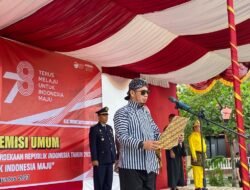 Upacara Peringatan Hari Ulang Tahun Ke-78 Kemerdekaan Republik Indonesia di Lapas Narkotika Kelas IIA Langkat Kanwil Kemenkumham Sumut