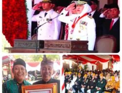Cak Anang Hadiri Upacara 17 Agustus Pengibaran dan Penurunan Bendera di Grahadi