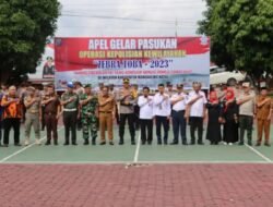 Polres Madina Laksanakan Apel Gelar Pasukan Dalam Rangka Ops Zebra Toba 2023